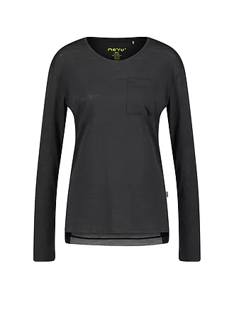 MERU | Camiseta funcional de mujer Vaxholm Wool-Mix | schwarz